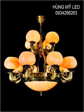 ĐÈN CHÙM ĐỒNG VCĐ-1159/8+4